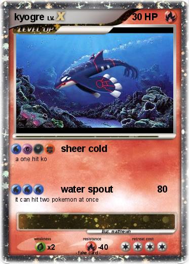 Pokemon kyogre