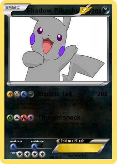 Pokemon Shadow Pikachu