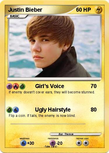 Pokemon Justin Bieber