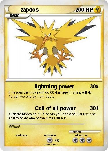 Pokemon zapdos