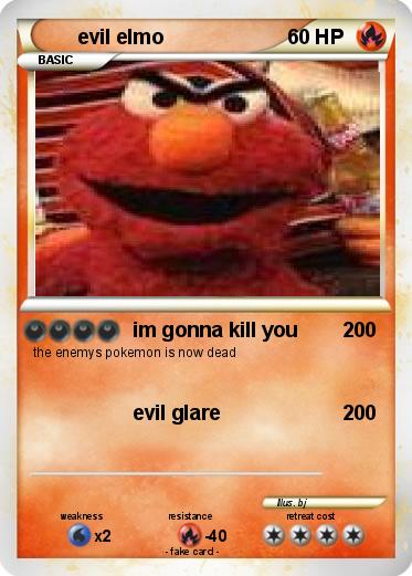 Pokemon evil elmo