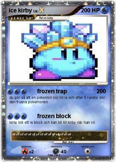 Pokemon ice kirby