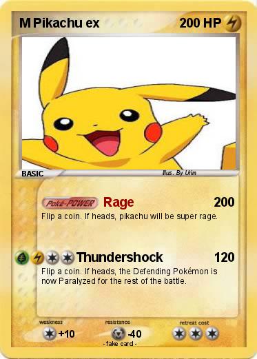 Pokemon M Pikachu ex