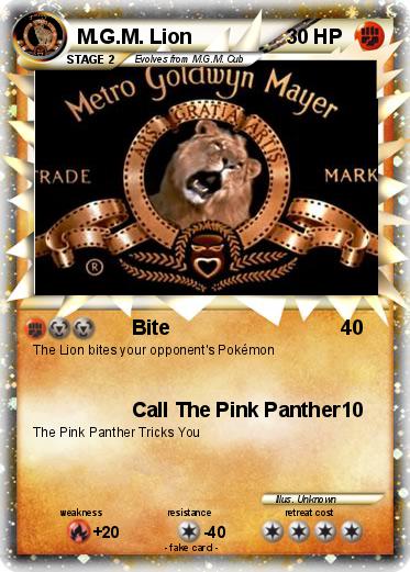 Pokemon M.G.M. Lion