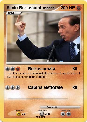Pokemon Silvio Berlusconi