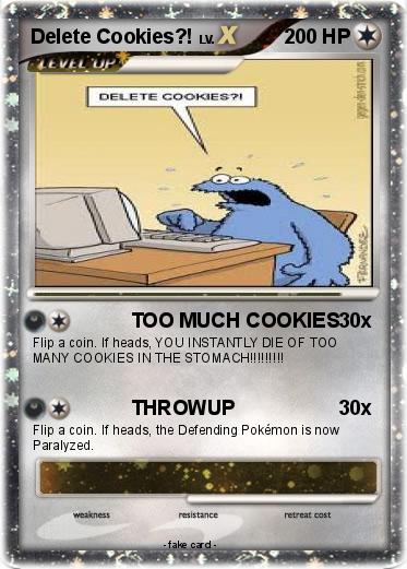 Pokemon Delete Cookies?!
