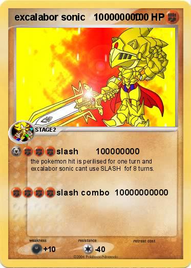 Pokemon excalabor sonic   100000000