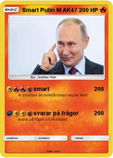 Pokemon Smart Putin M AK47