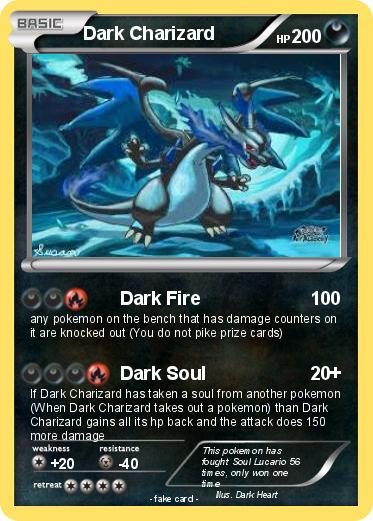 Pokemon Dark Charizard