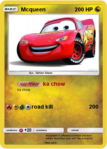 Pokemon Mcqueen