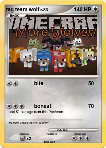 Pokemon tag team wolf