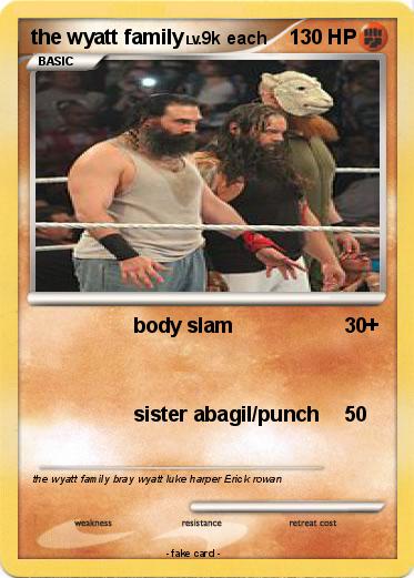 Pokemon the wyatt family