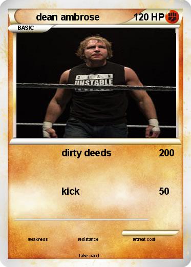Pokemon dean ambrose