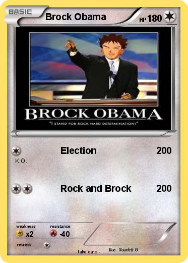 Pokemon Brock Obama