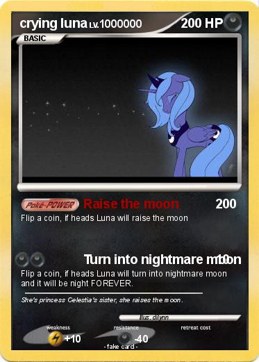 Pokemon crying luna