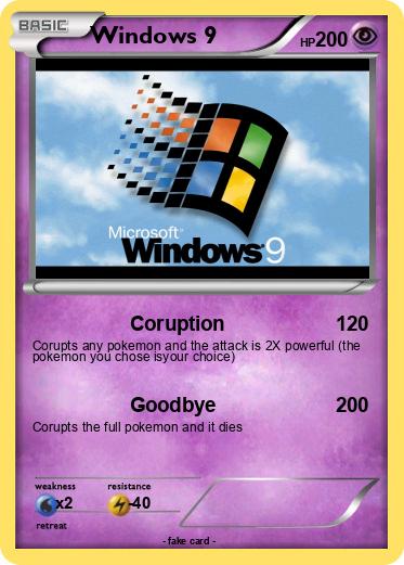 Pokemon Windows 9