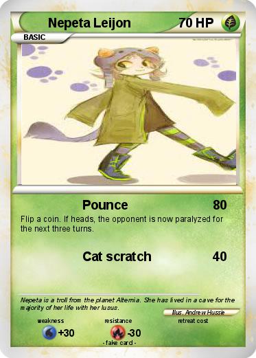 Pokemon Nepeta Leijon