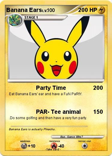 Pokemon Banana Ears