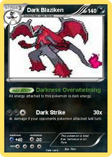 Pokemon Dark Blaziken