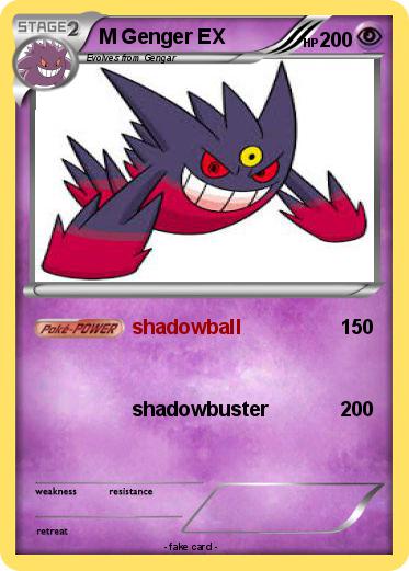 Pokemon M Genger EX