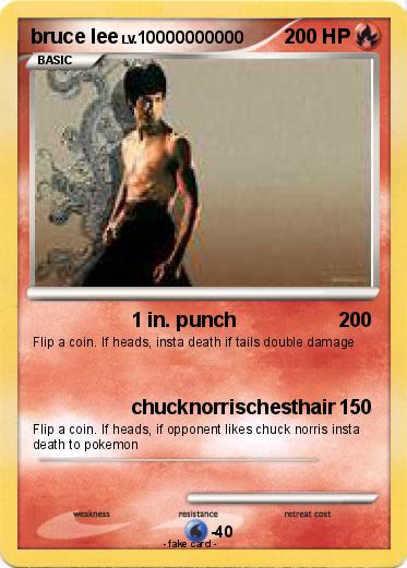 Pokemon bruce lee