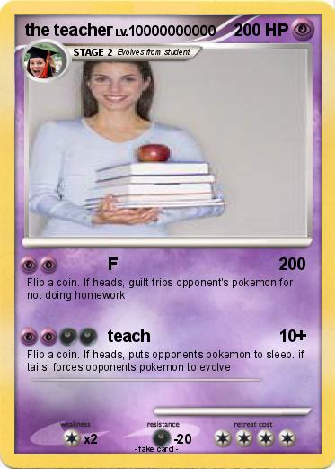 Pokemon the teacher