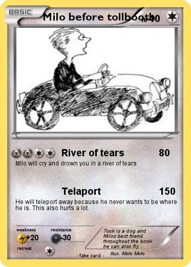 Pokemon Milo before tollbooth