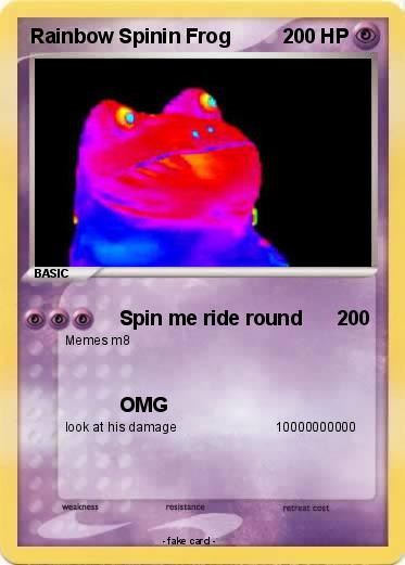 Pokemon Rainbow Spinin Frog