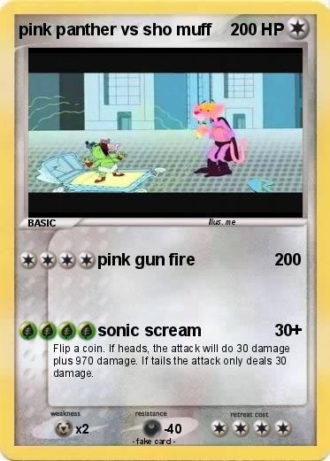 Pokemon pink panther vs sho muff