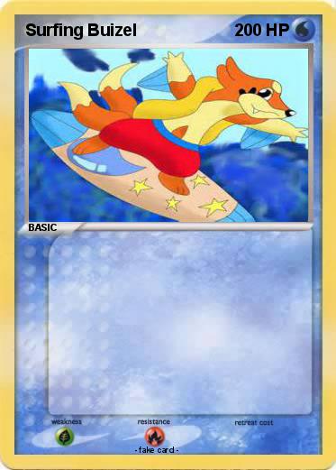 Pokemon Surfing Buizel