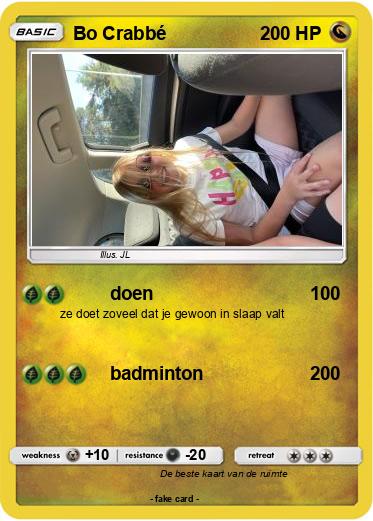 Pokemon Bo Crabbé