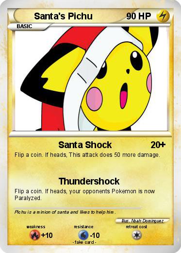 Pokemon Santa's Pichu