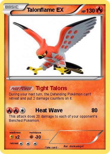 Pokemon Talonflame EX