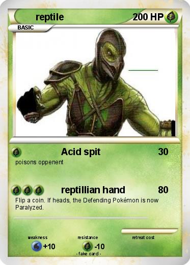 Pokemon reptile