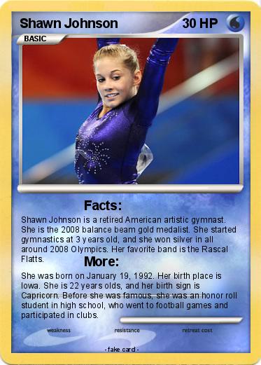 Pokemon Shawn Johnson
