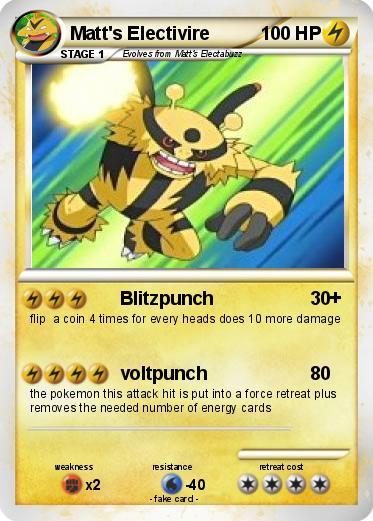 Pokemon Matt's Electivire