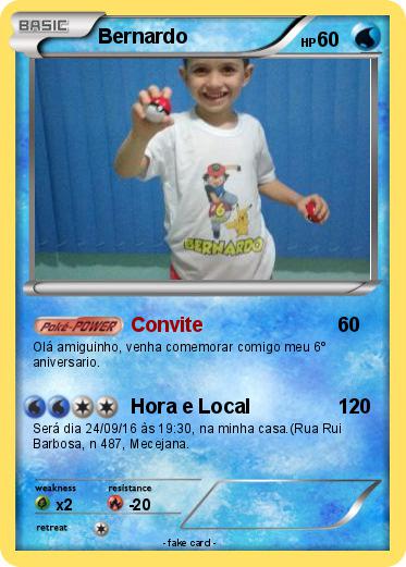 Pokemon Bernardo