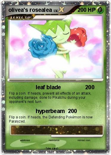 Pokemon olivea's rosealea