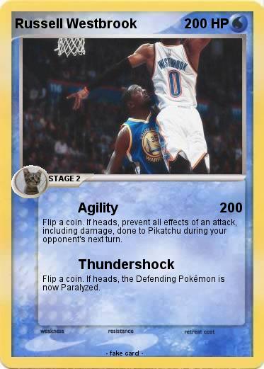 Pokemon Russell Westbrook