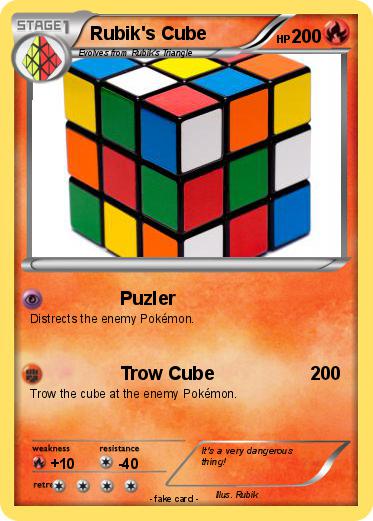 Pokemon Rubik's Cube