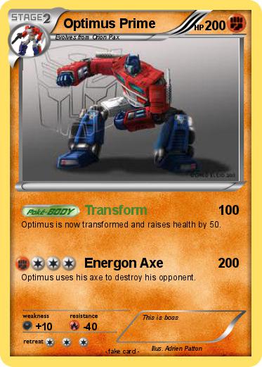 Pokemon Optimus Prime
