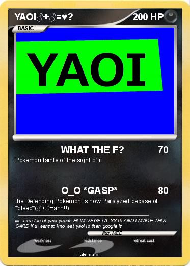 Pokemon YAOI♂+♂=♥?
