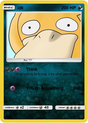 Pokemon idk
