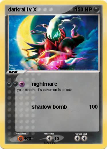 Pokemon darkrai lv X