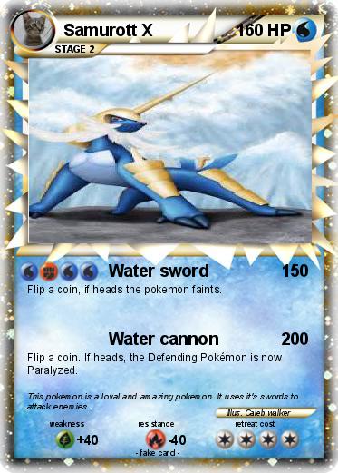 Pokemon Samurott X