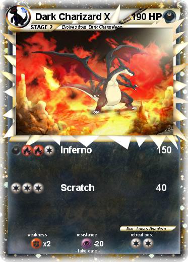 Pokemon Dark Charizard X