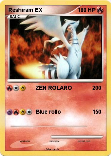 Pokemon Reshiram EX