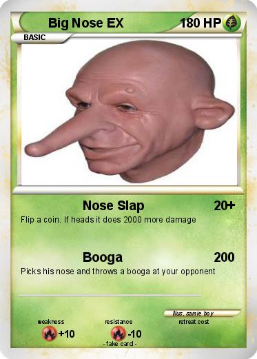 Pokemon Big Nose EX