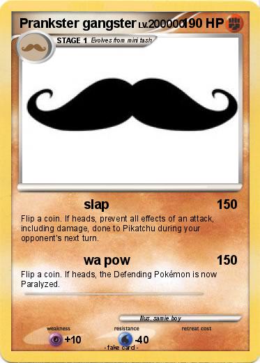 Pokemon Prankster gangster