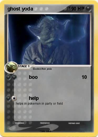 Pokemon ghost yoda
